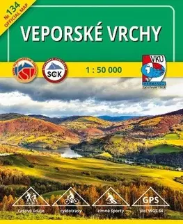 Turistika, skaly Veporské vrchy TM 134 - 1:50 000, 7. vydanie - Kolektív autorov