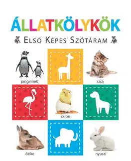 Leporelá, krabičky, puzzle knihy Állatkölykök – Első képes szótáram