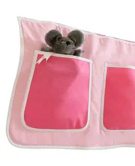 Príslušenstvo k detským posteliam Vrecko na posteľ Ružové