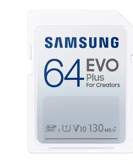 Pamäťové karty Samsung EVO Plus SDXC 64GB