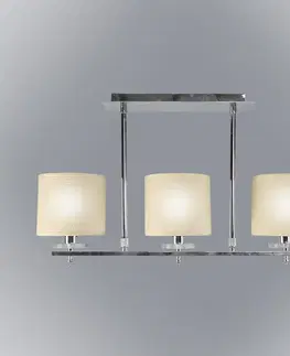 Moderné lampy do obývačky Estera Stropné svietidlo 3x40w E14 Chróm