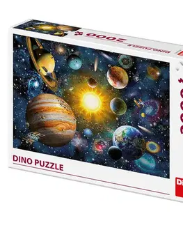 2000 dielikov Dino Toys Puzzle Slnečná sústava 2000 Dino