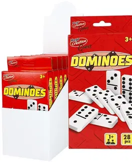 Hračky rodinné spoločenské hry MEGA CREATIVE - Domino 28ks