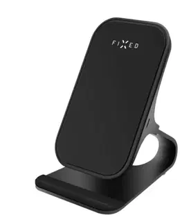 Nabíjačky pre mobilné telefóny FIXED Stand with fast wireless charging Frame Wireless, 15W, black, vystavený, záruka 21 mesiacov FIXFR-WRL-BK
