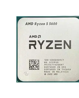 Procesory AMD Ryzen 5 5600 (až 4,4GHz  35MB  65W  SocAM4) tray bez chladiča 100-000000927