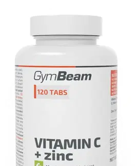 Vitamín C Vitamin C+Zinc - GymBeam 120 tbl.