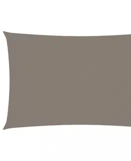 Stínící textilie Tieniaca plachta obdĺžniková 5 x 8 m oxfordská látka Dekorhome Hnedá