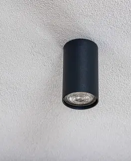 Bodové svetlá Euluna Stropné bodové svetlá Eye, výška 10 cm, grafitová