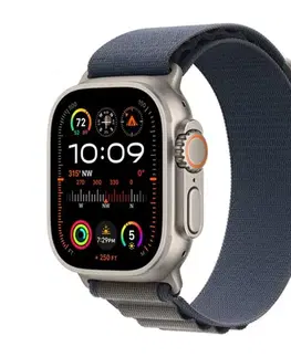 Inteligentné hodinky Apple Watch Ultra 2 GPS + Cellular, 49mm Titanium Case with Blue Alpine Loop - Small