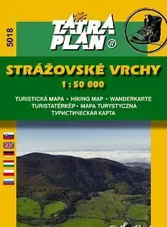 Slovensko a Česká republika Strážovské vrchy 1:50 000 - TM 5018