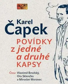 Česká beletria Povídky z jedné a druhé kapsy - audiokniha - Karel Čapek