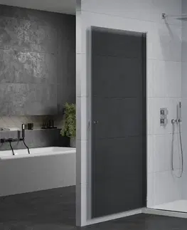 Vane MEXEN/S - Pretória sprchovací kút 90x110 cm, grafit, chróm + sprchová vanička vrátane sifónu 852-090-110-01-40-4010