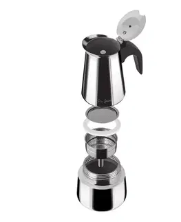 Automatické kávovary Lamart LT7075 Moka kanvička Kaffe, nehrdz. oceľ, 4 šálky