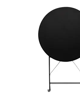 Konferenčné a príručné stolíky Balcony skladací stôl čierny 60 cm