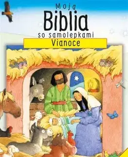 Náboženská literatúra pre deti Moja Biblia so samolepkami Vianoce - Wrightová Sally Ann