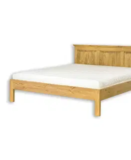 Manželské postele Rustik posteľ 180 cm LK700, jasný vosk
