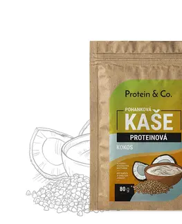 Zdravé potraviny Protein & Co. Proteínové pohánkové kaše 80 g – 4 příchutě PRÍCHUŤ: Sweet natural