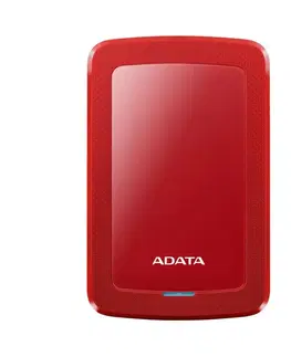 Pevné disky A-Data HDD HV300, 1TB, USB 3.2 (AHV300-1TU31-CRD), Red AHV300-1TU31-CRD