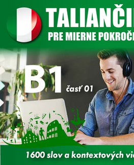 Jazykové učebnice - ostatné Audioacademyeu Taliančina pre mierne pokročilých B1 - časť 1