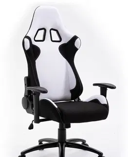 Kancelárske stoličky Dizajnové kancelárske kreslo BIT38, biela