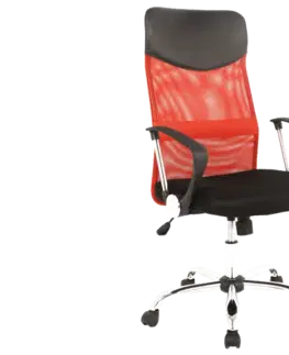 Kancelárske stoličky Kancelárska stolička Q-025 Signal Červená