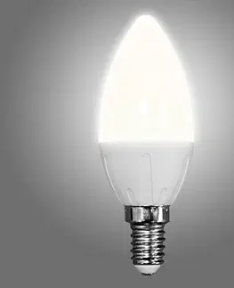 Žiarovky E14 Žiarovka LED  EM 6W C35 E14 4200K