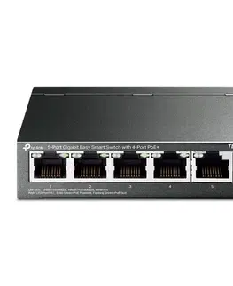 Switche tp-link TL-SG105PE, 5-Port Gigabit Easy Smart Switch with 4-Port PoE, 4x Gigabit PoE Ports, 1x Gigabit Non-PoE Ports TL-SG105PE