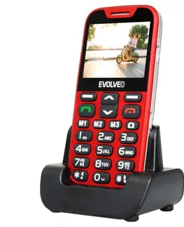 Mobilné telefóny Evolveo EasyPhone XD, červená