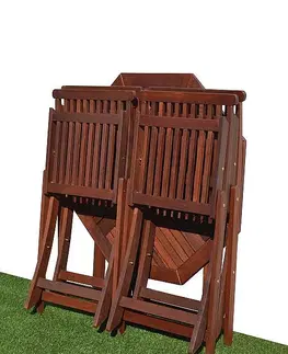 Záhradné stoličky a kreslá DEOKORK Záhradná stolička skladacia NANCY
