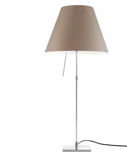Stolové lampy Luceplan Luceplan Costanza stolná lampa D13i hliník/nugát