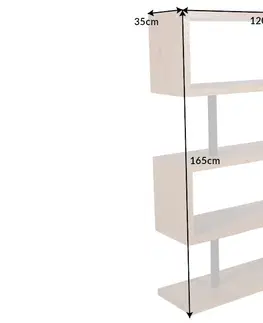 Regály a poličky LuxD Dizajnový regál Pallaton 165 cm imitácia dub