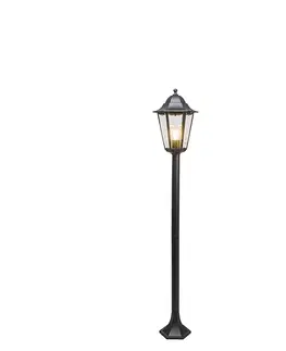 Zahradne stlpove lampy Klasické stojace vonkajšie svietidlo čierne 125 cm IP44 - New Orleans