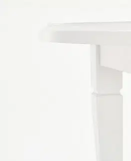 Jedálenské stoly HALMAR Fryderyk 160/240 rozkladací jedálenský stôl biela