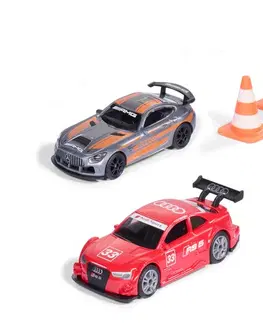 Hračky - autíčka SIKU - Super - set závodné autá s kužeľmi, 3ks