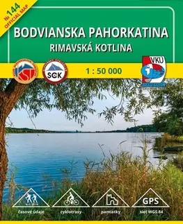 Turistika, skaly Bodvianska pahorkatina - Rimavská kotlina - TM 144 - 1:50 000, 3. vydanie