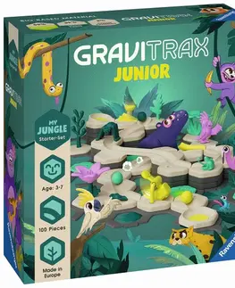 Hračky strategické spoločenské hry RAVENSBURGER - GraviTrax junior štartovacia súprava džungľa