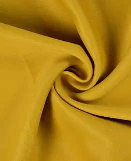 Závesy Zatemňovací dekoračný záves alebo látka, Blackout UNI, žltá, 150 cm 150 cm