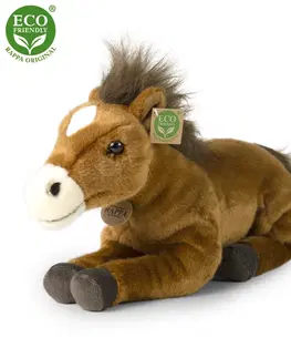 Plyšové hračky RAPPA - Plyšový kôň ležiaci 35 cm ECO-FRIENDLY