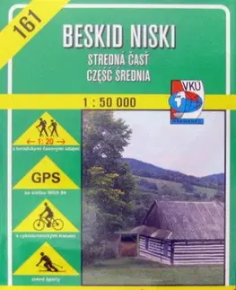 Európa 161 Beskid Niski - stred. časť SK/PL 1:50 000