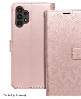 Puzdrá na mobilné telefóny Puzdro MEZZO Book mandala pre Samsung Galaxy A15 5G, ružové TEL239915