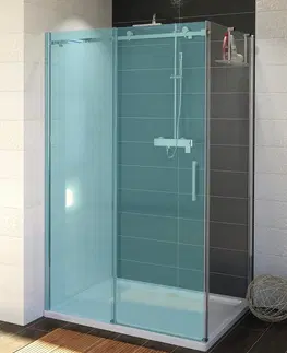 Sprchovacie kúty GELCO - DRAGON bočná stena 900mm, číre sklo GD7290