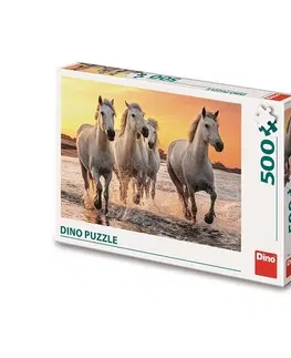 500 dielikov Dino Toys Puzzle Kone v príboji 500 Dino