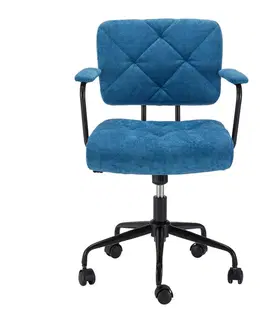 Kancelárske kreslá Otočná stolička Dea Modrá