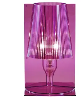 Stolové lampy Kartell Kartell Take dizajnérska stolná lampa, ružová