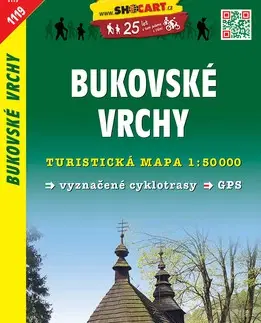 Turistika, skaly Bukovské vrchy 1:50 000