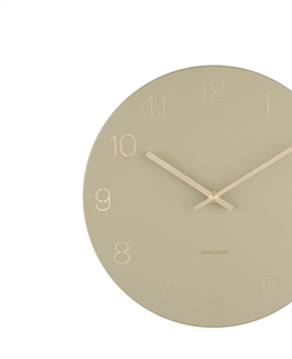Hodiny Nástenné hodiny Karlsson KA5788OG Charm Engraved Numbers, 30 cm