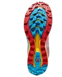 Dámska obuv Dámske trailové topánky  La Sportiva Jackal II Woman Hibiscus/Malibu Blue - 36