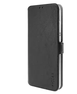 Puzdrá na mobilné telefóny FIXED Topic Knižkové púzdro pre Motorola Moto G14, čierne FIXTOP-1237-BK