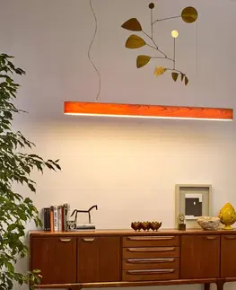 Závesné svietidlá LZF LamPS LZF I-Club Slim LED svietidlo 120 cm čerešňa