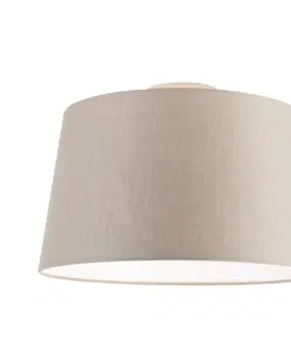 Stropne svietidla Moderné stropné svietidlo s tupým odtieňom 35 cm - Combi